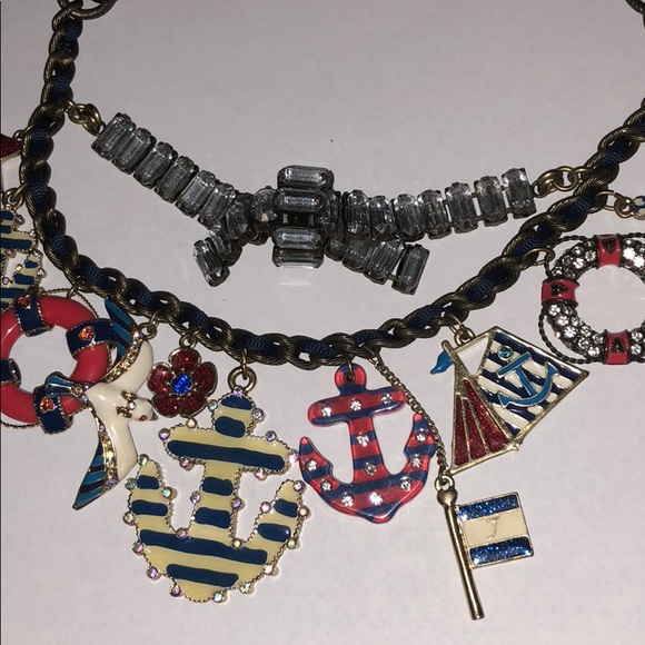 Betsey Johnson Nautical Charm Necklace - Picture 2 of 5